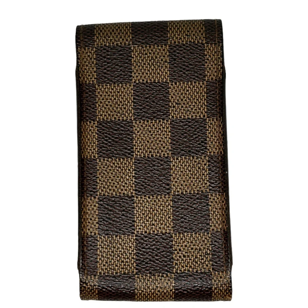 LOUIS VUITTON EUC VINTAGE DAMIER EBENE CASE - Picture 2 of 14